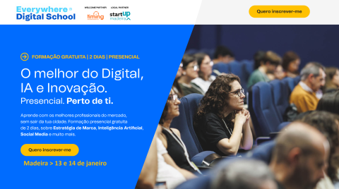Everywhere Digital School chega à Madeira de 13 a 14 de janeiro