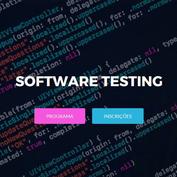 Inscrições abertas > Software Testing