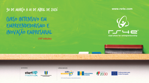 Inscrições abertas para a 16.ª edição do Curso Intensivo em Empreendedorismo e Inovação Empresarial do projeto rs4e
